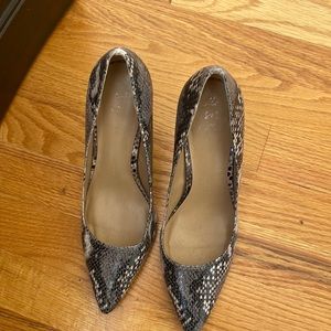 Banana Republic Snake Print Heels